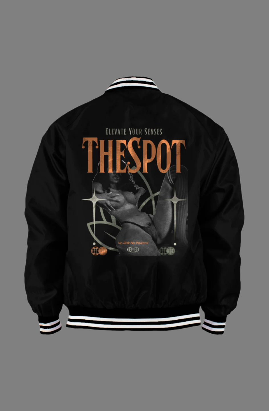 Mens Varsity Bomber Jacket
